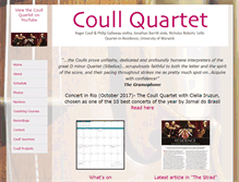 Tablet Screenshot of coullquartet.com
